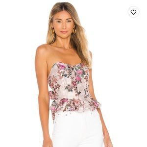 Hemant and Nandita Killim Top in Pink Floral